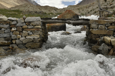 Un vif torrent du Ladakh
